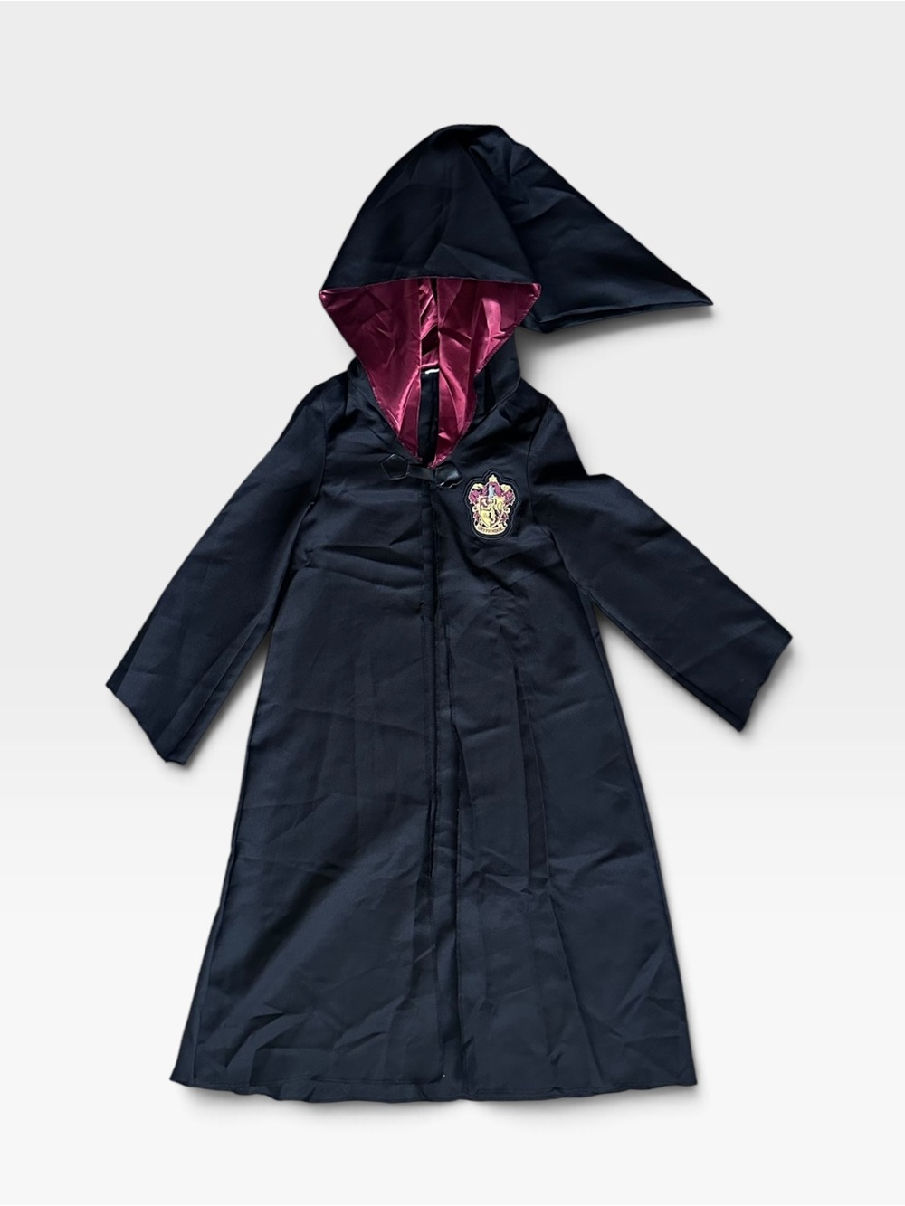 Harry Potter Gryffindor Hogwarts Robe Hooded Wizard Costume Girls Boys 10/12